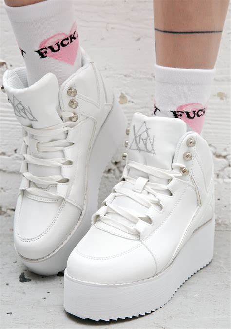 White Platform Shoes 